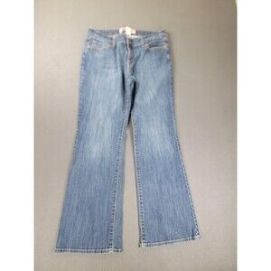 Gap Jeans Womens 10A Blue Curvy Flare Denim Stretch Bootcut Mid Rise Boho